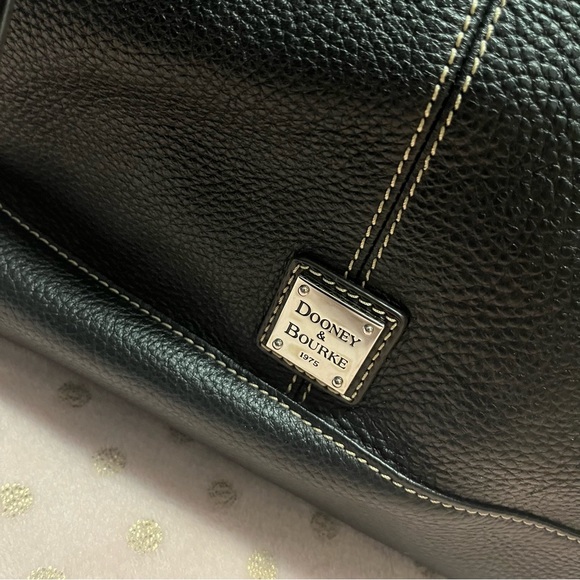 Dooney & Burke Black Shoulder Bag - Picture 4 of 5